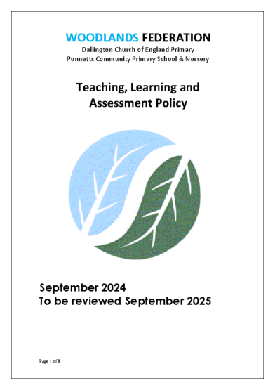 Teaching Learning & Assessment Policy